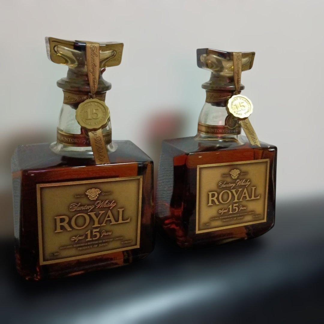 サントリーロイヤル 15年 ゴールドラベル 750ml 2本セット