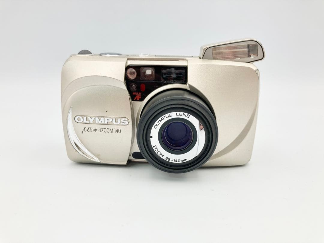 【完動品】μ-zoom 140　コンパクトカメラ　動作確認済み　C64