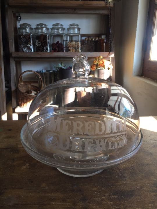 超激レア  MEREDITH ガラスケーキドーム