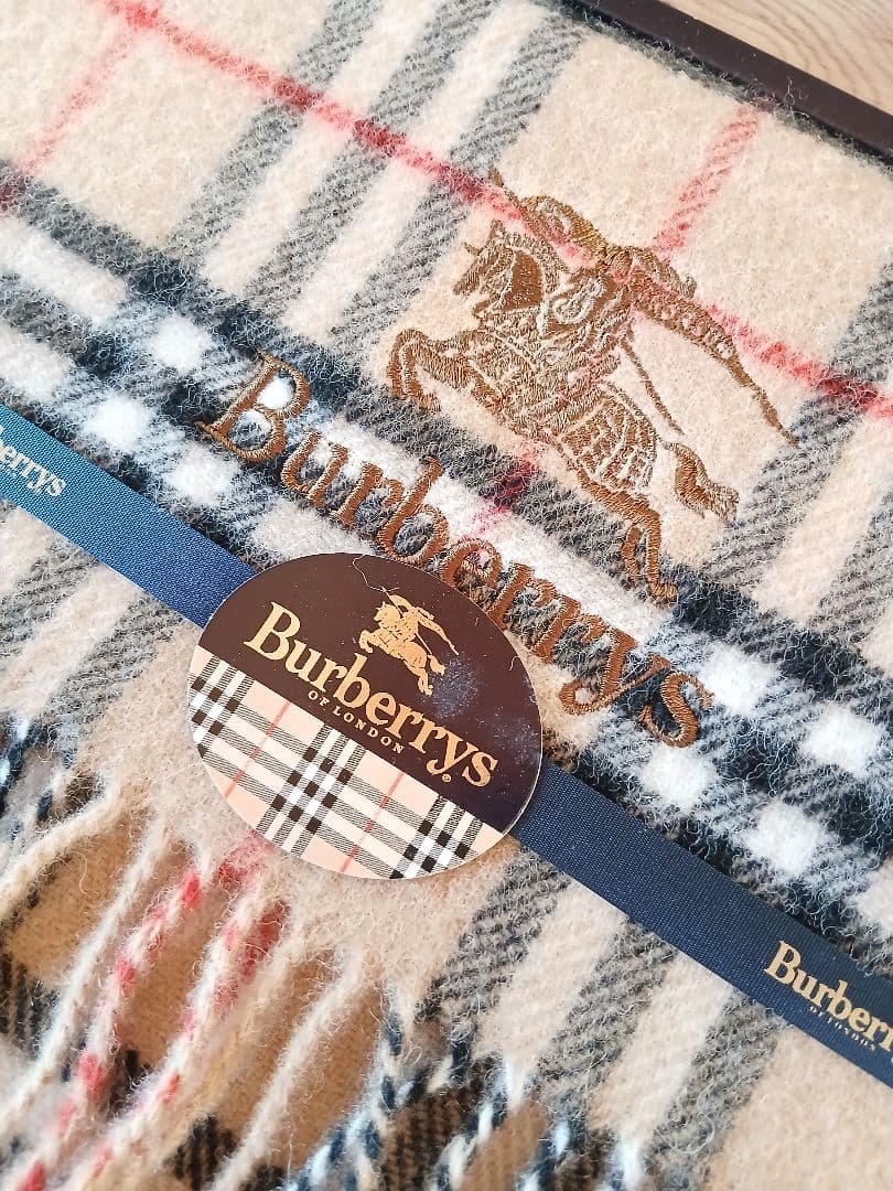 Burberrys バーバリー ノバチェック 膝掛け　ホース