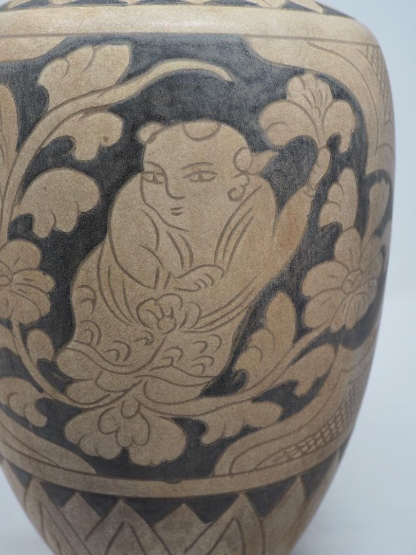 花紋　瓶　壺　花瓶　中華　中国