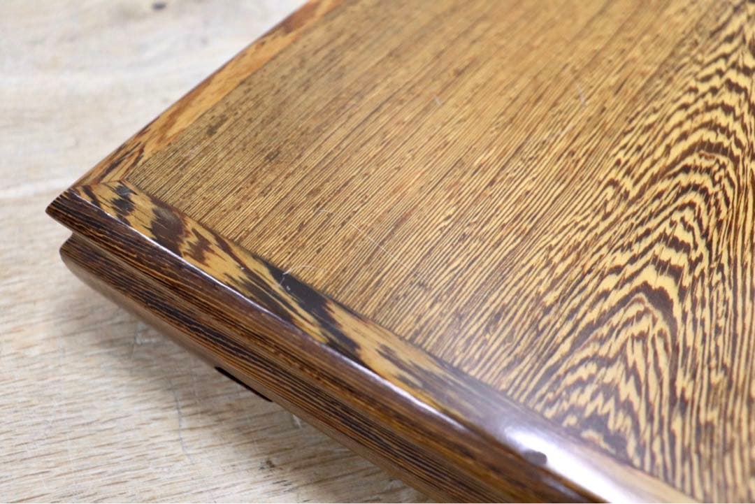 GMIH95A○鉄刀木 タガヤサン 花台 飾り台 床の間 和風 木製 唐木 盆栽