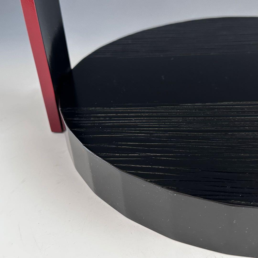 茶道具　一閑　爪紅　丸卓　而妙斎好写　棚物　稽古　茶会　表千家