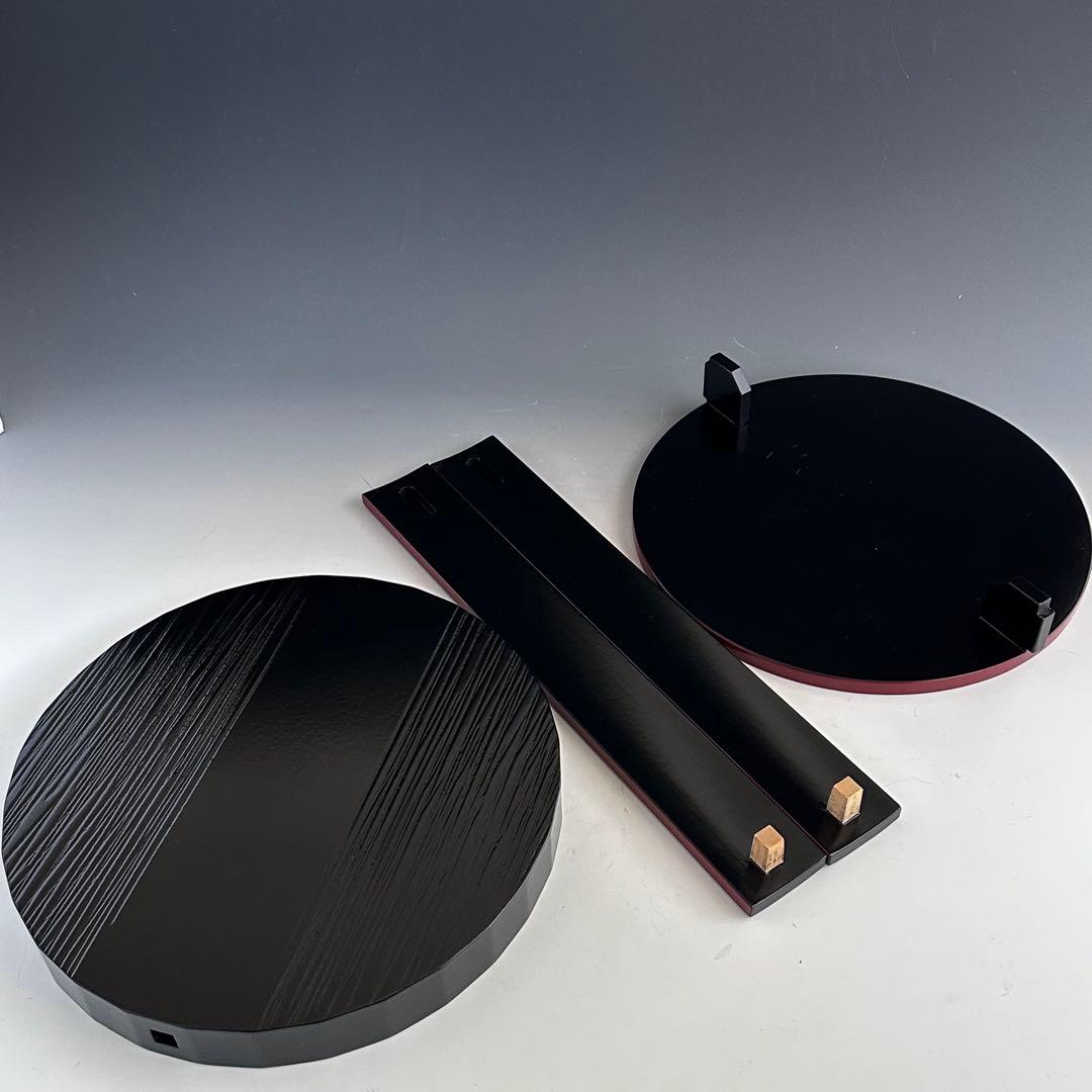 茶道具　一閑　爪紅　丸卓　而妙斎好写　棚物　稽古　茶会　表千家