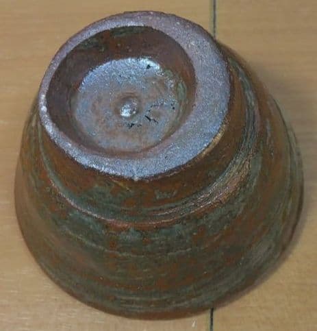 人間国宝 金城次郎 ぐい呑 栞 共箱 美品 やちむん 壺屋焼 壷屋焼 紐付箱