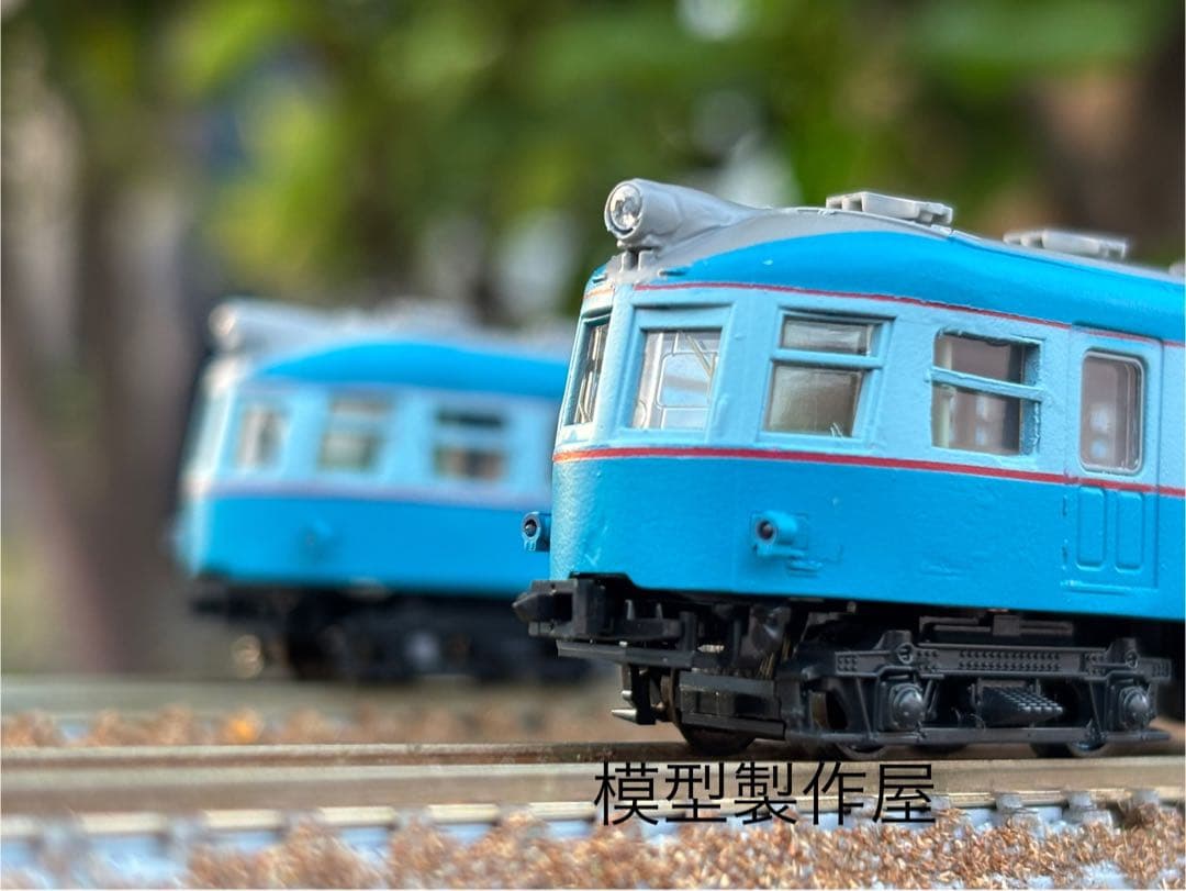 広窓流電モハ52 アイスキャンディー色　KATO改造　4両セット　他サイト出品中