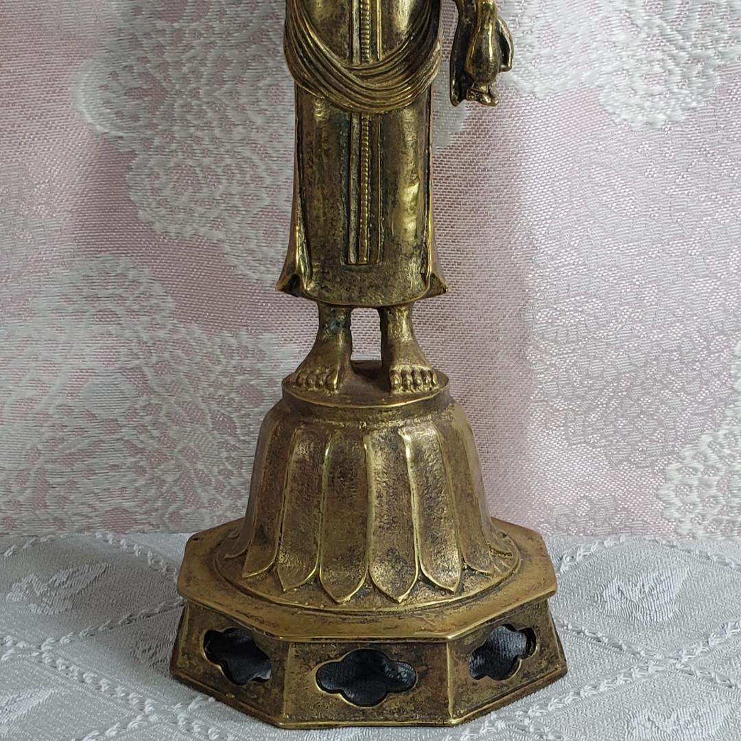 ◆金銅如来立像 仏像◆検）新羅仏 天平仏 飛鳥仏 高麗仏 百済仏 空海 親鸞