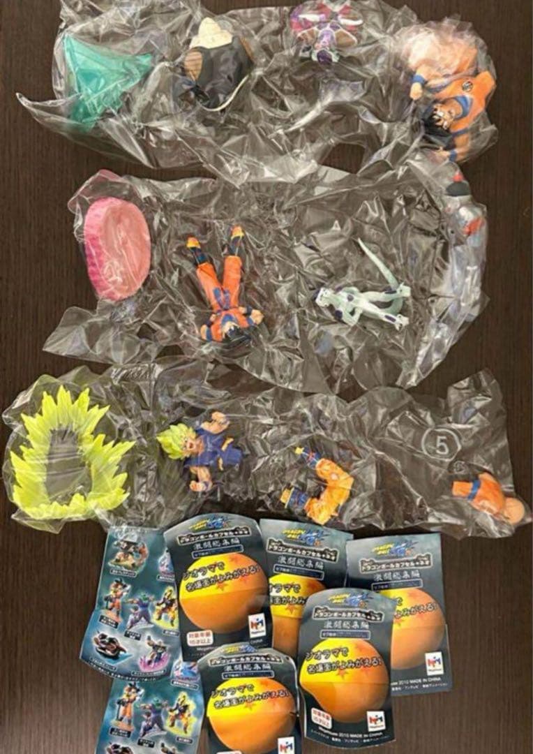 ドラゴンボールカプセルネオ 激闘総集編 全種彩色セット