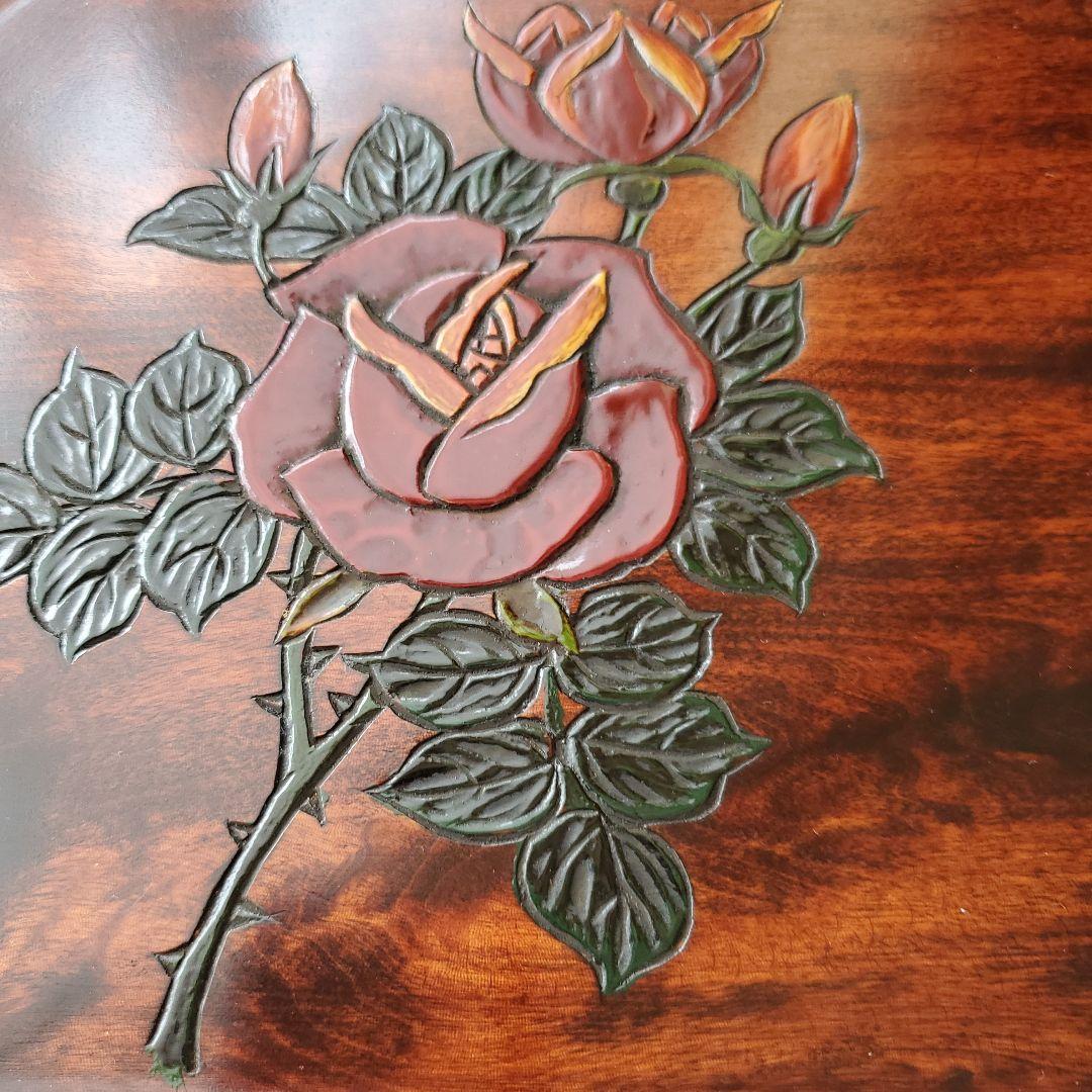 讃岐彫り漆器 半月盆5枚組