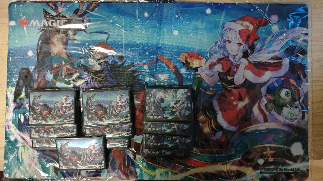 MTG プレイマット カードスリーブ 放浪皇 クリスマス＆浴衣