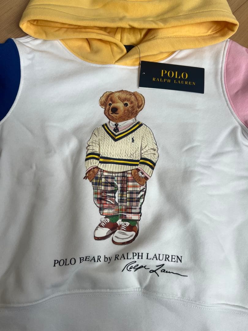 ラルフローレンベアフード付きトレーナー