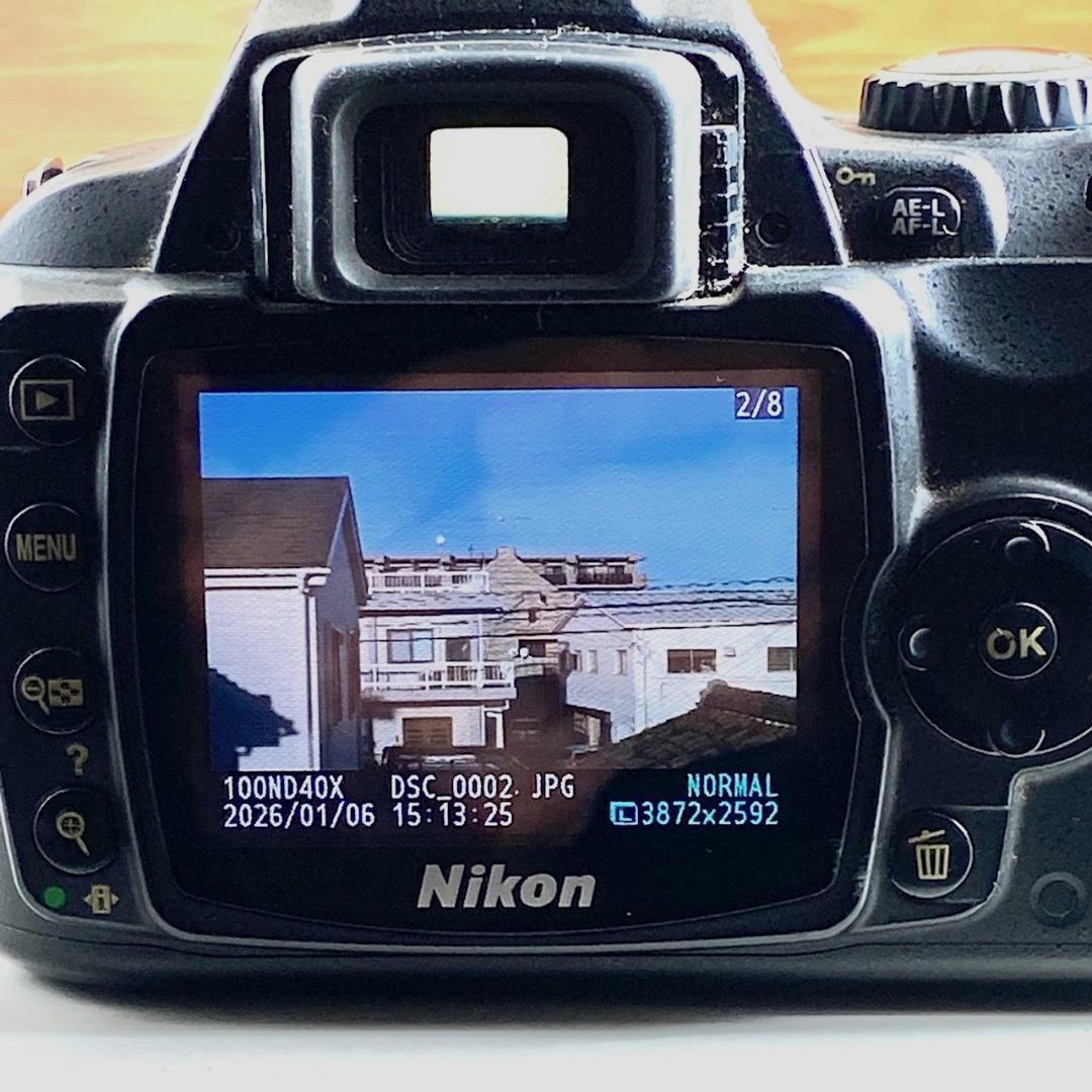 動作確認済 Nikon D40x 18-55mm VRデジタル一眼レフカメラ