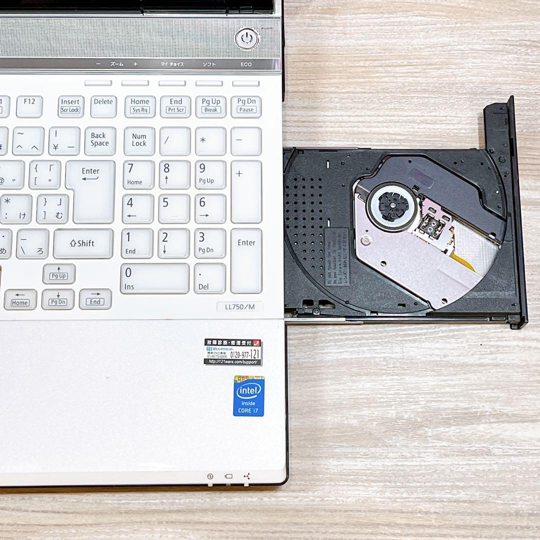 Corei7メモリ8G✨Win11✨すぐ使えるノートパソコン✨カメラ✨ブルーレイ