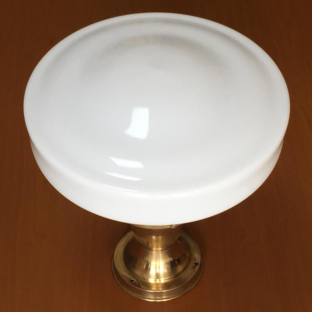昭和レトロ照明 乳白色ガラス
