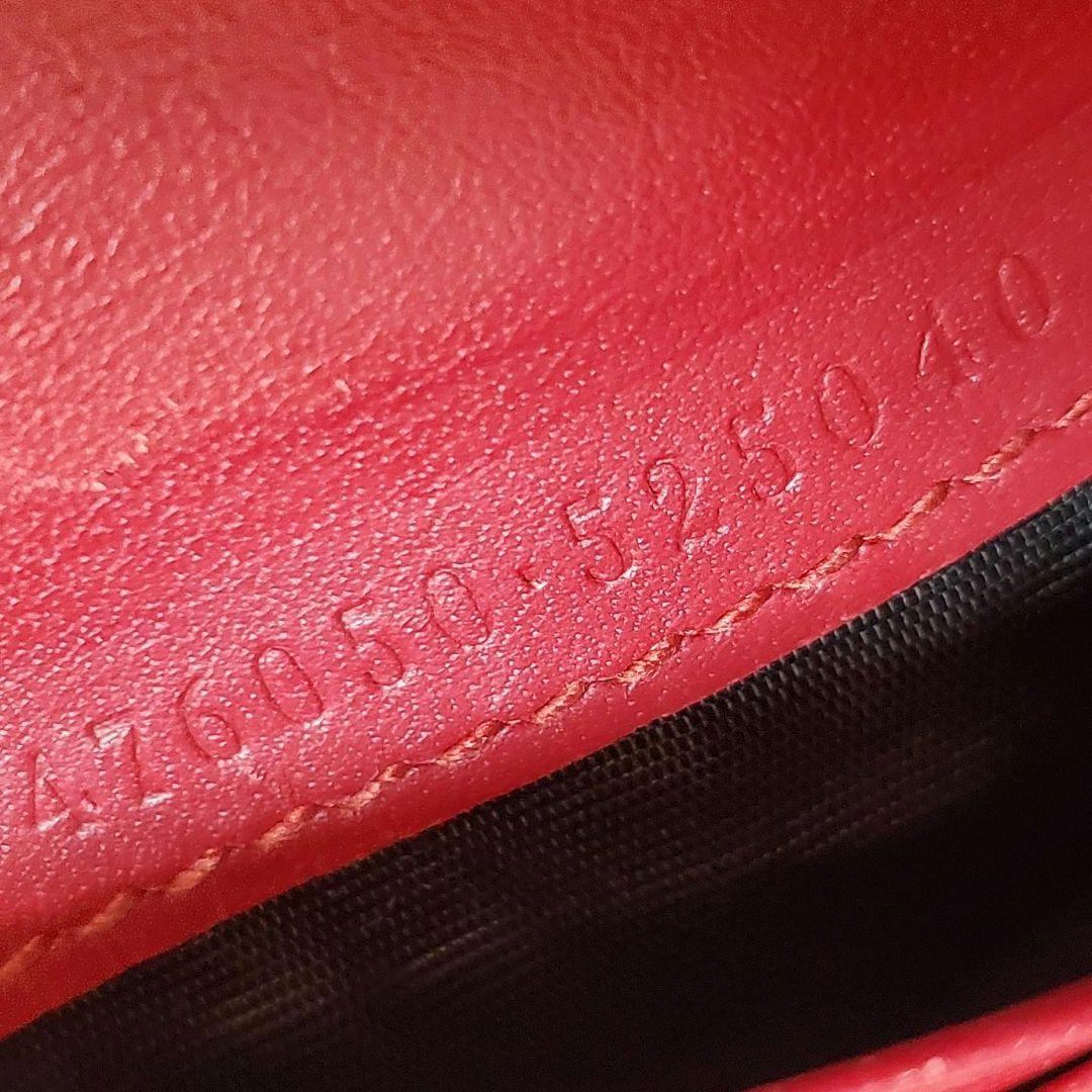 極美品 GUCCI　さくらんぼ　GGスプリーム　レザー　チェリー