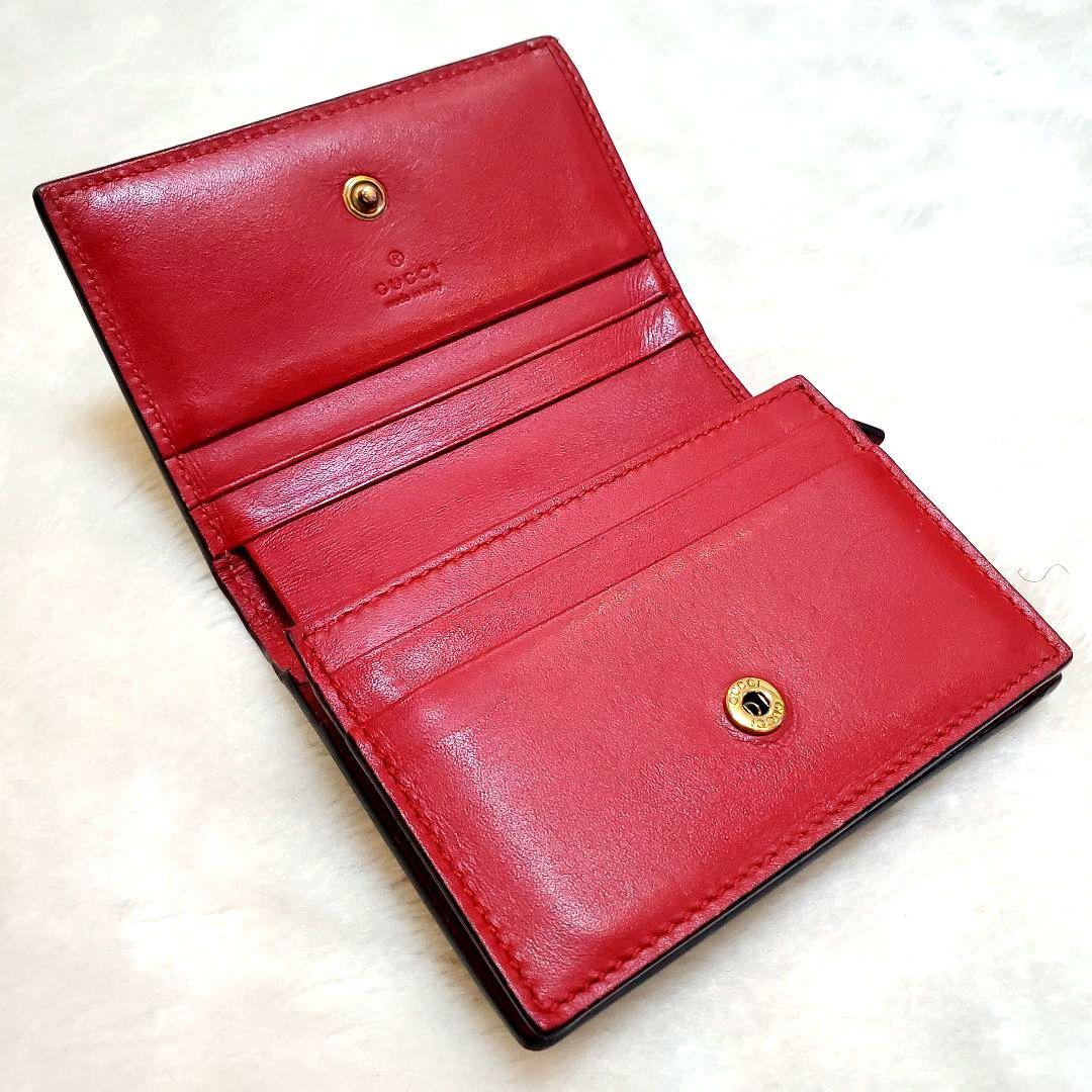 極美品 GUCCI　さくらんぼ　GGスプリーム　レザー　チェリー