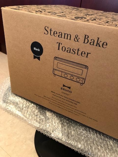 BRUNOスチーム＆ベイクトースター (ブラック)