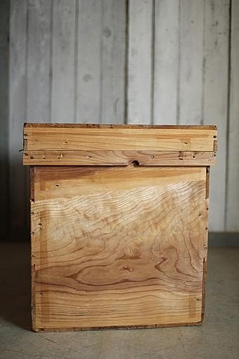 古いお茶箱　大　木箱　収納箱