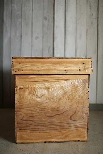 古いお茶箱　大　木箱　収納箱