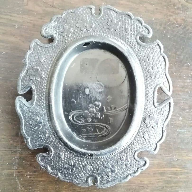 襖の引き手　引手　金属工芸　和骨董　アンティーク