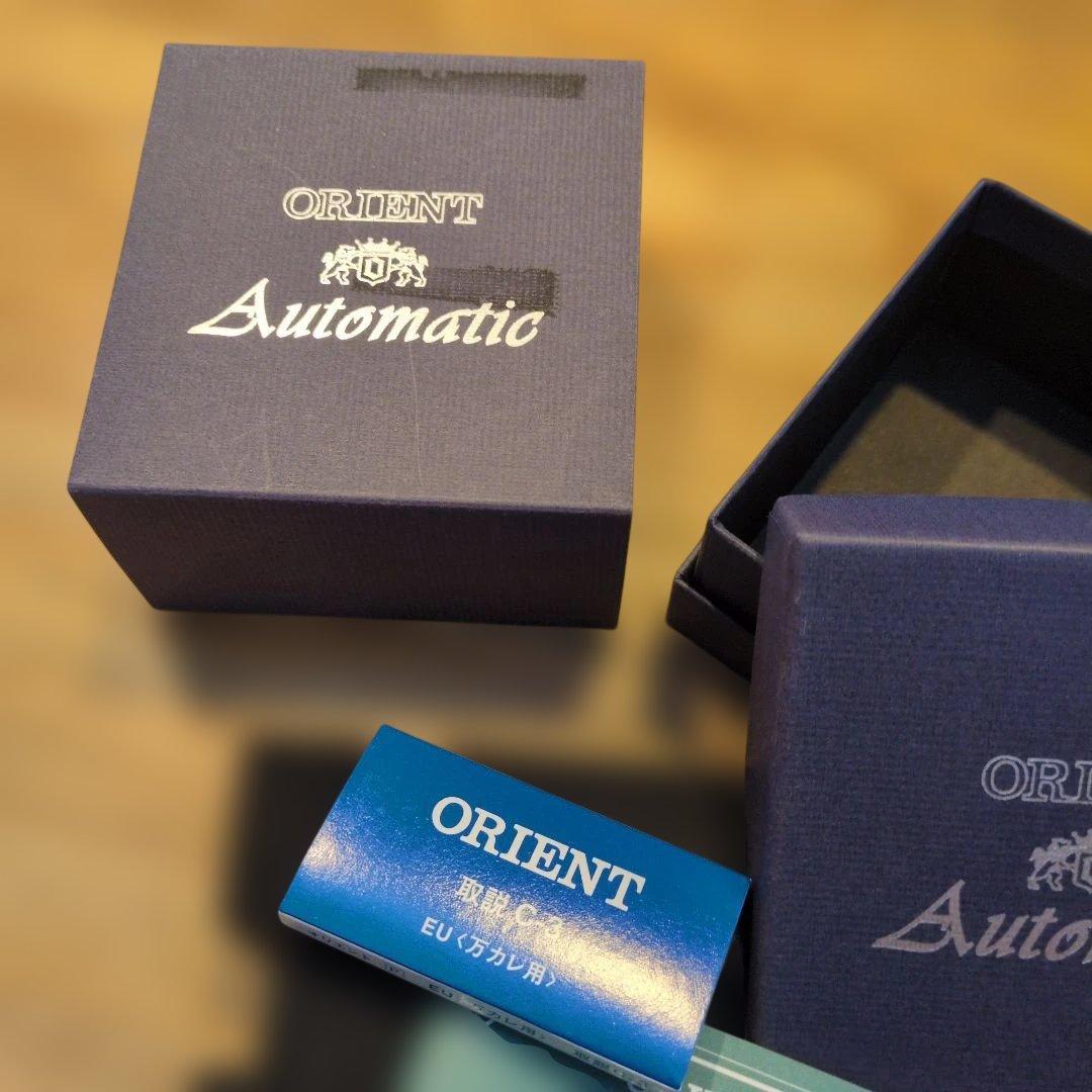 ORIENT 自動巻き時計 デイデイト表示 EU 04CO【レトロ】