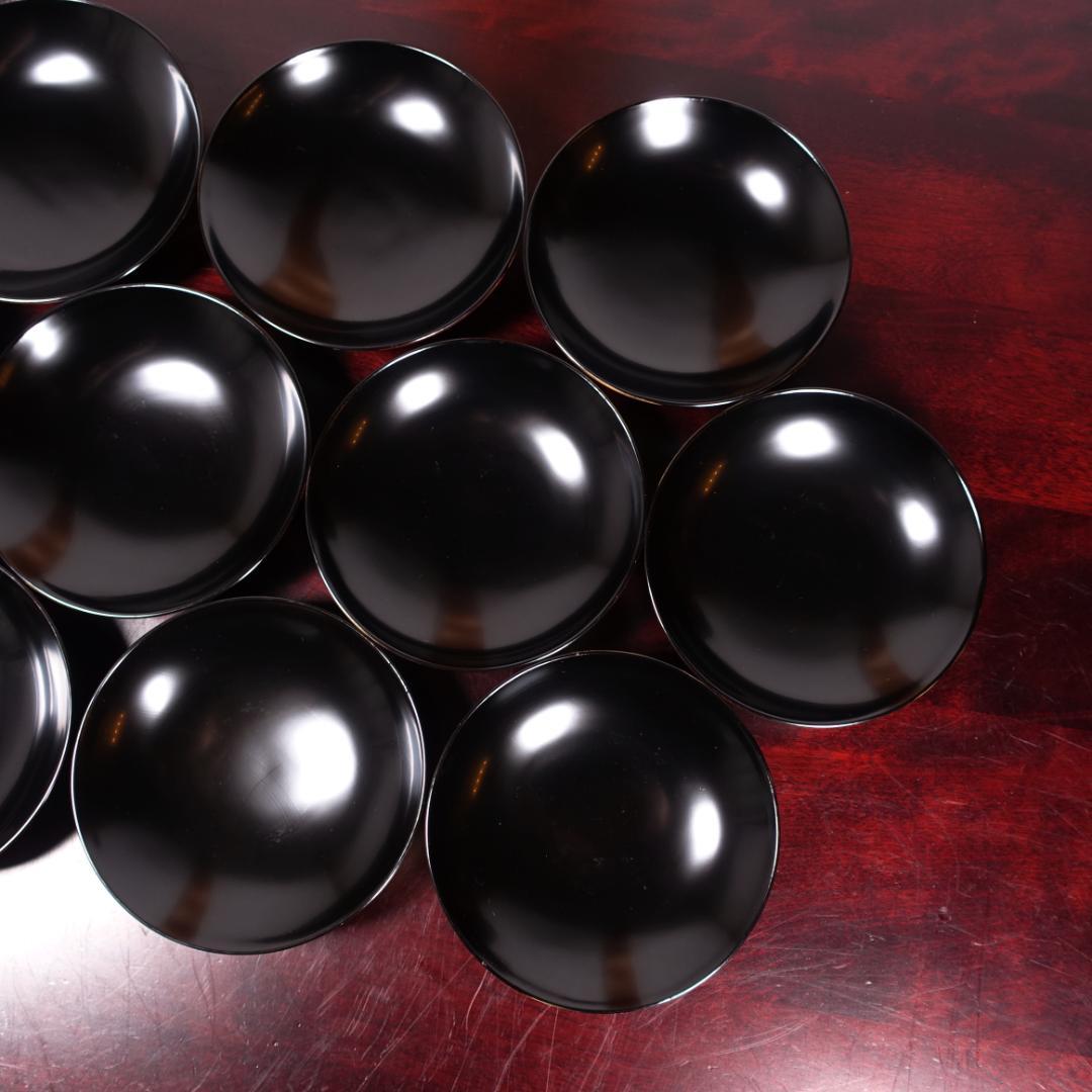 輪島塗 黒塗 蒔絵 吸物椀 10客 共箱