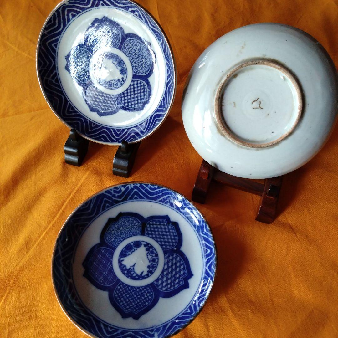 伊万里印判手皿10枚組(明治時代)