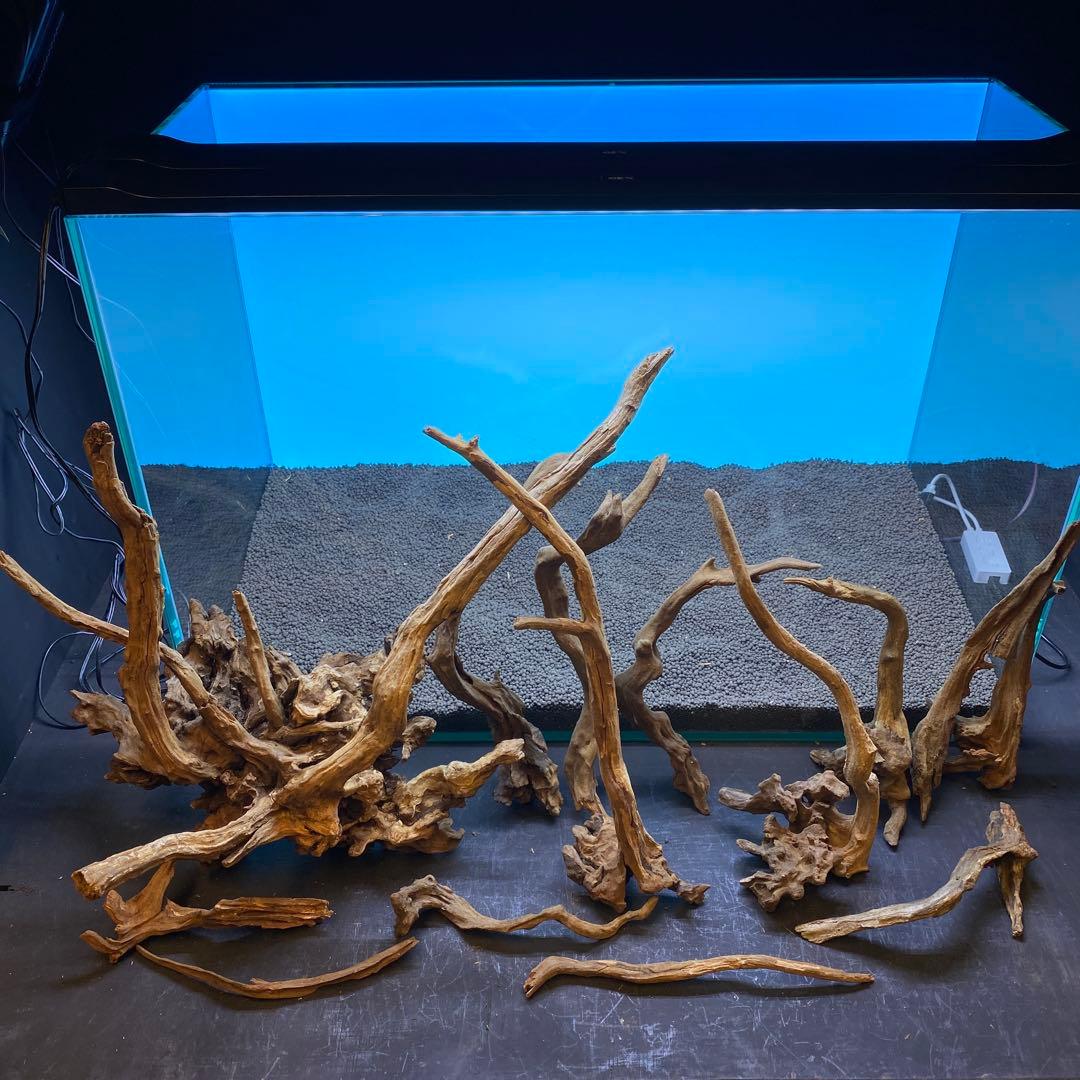 MSRW-6756 スリムウッドレイアウトセット　60cm水槽用流木アクアリウム