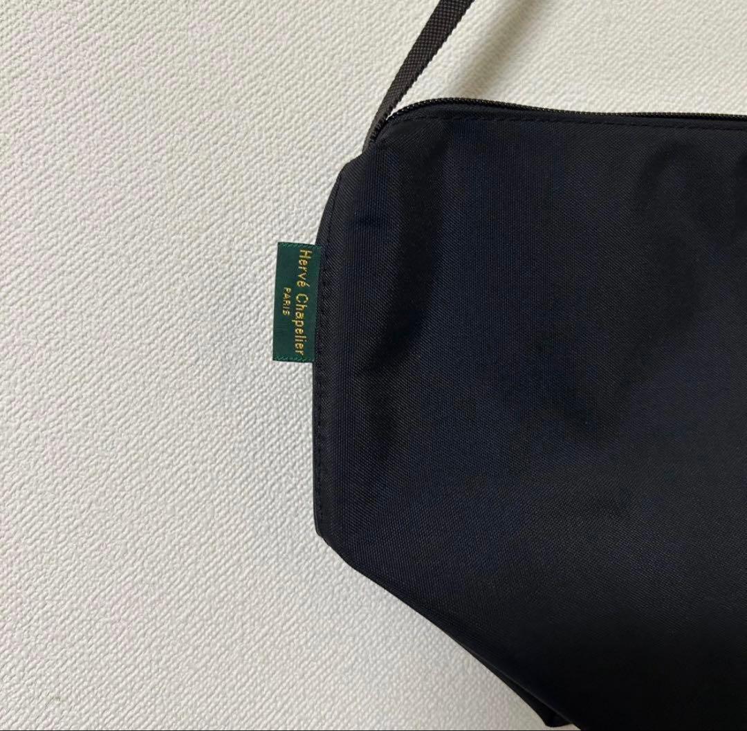 『美品』Herve Chapelier グリーンレーベル別注 ビッグポシェット