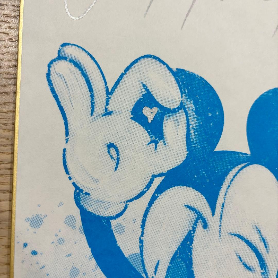 デビッド・ウィラードソンさん　本人直筆サイン色紙①（ハート）