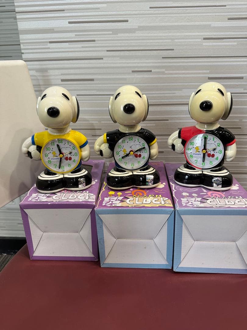 【３点まとめ】スヌーピー アラームクロック　レトロ品