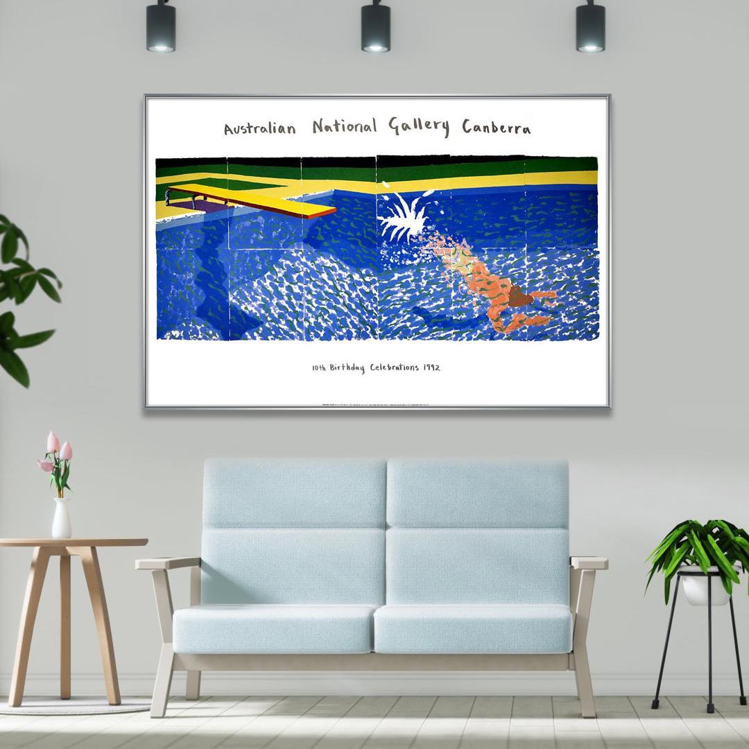 貴重/額装品/ペーパープール/デビット ホックニー/インテリア/アート/ポスター