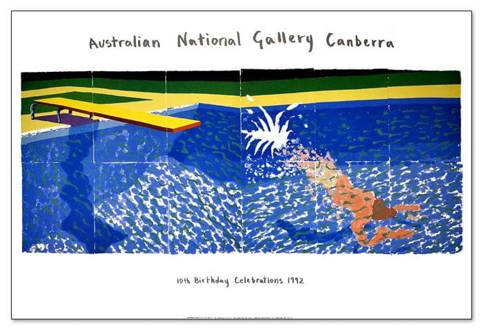 貴重/額装品/ペーパープール/デビット ホックニー/インテリア/アート/ポスター