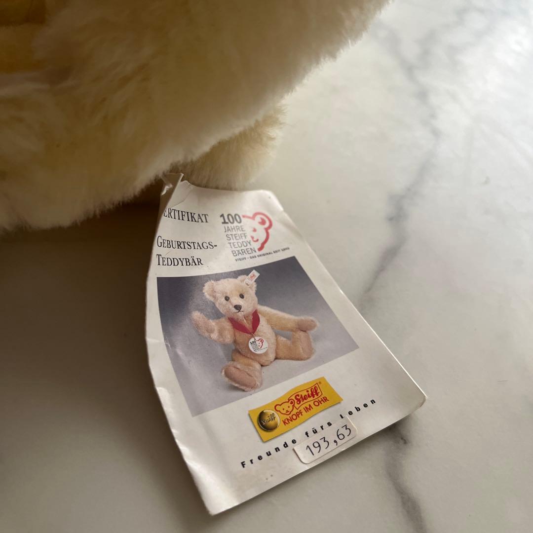 シュタイフ✨限定✨100周年テディベア