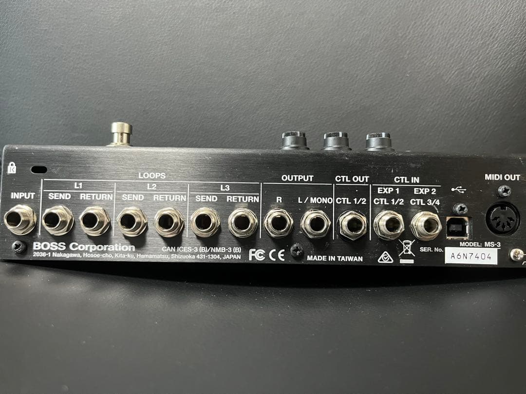 【美品】BOSS MS-3 マルチエフェクトスイッチャー