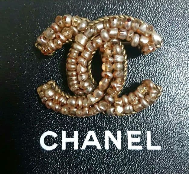 ♥極希少レア♥シャネルブローチビーズココマーク✨️ヴィンテージ✨️最終価格✨️
