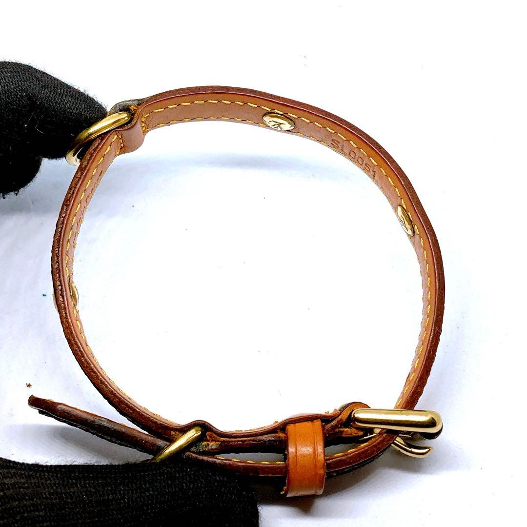 891 ルイヴィトン モノグラム　首輪　犬　猫　ペット用　コリエバクスター