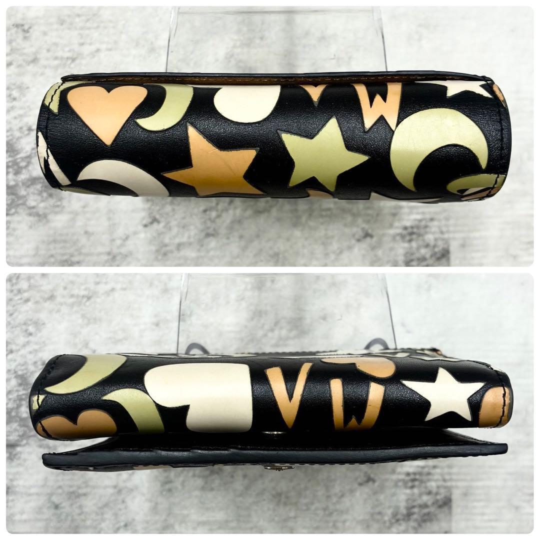 極美品 ヴィヴィアンウエストウッド 宇宙 オーブ コンパクトウォレット 折り財布