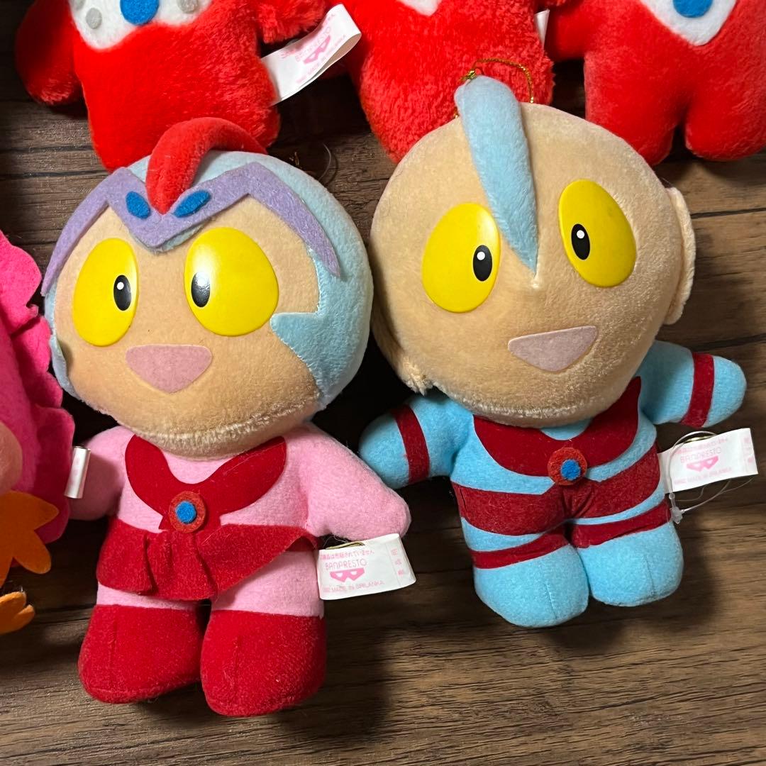 ウルトラマンキッズ　ぬいぐるみ7種セット　90年代昭和レトロ