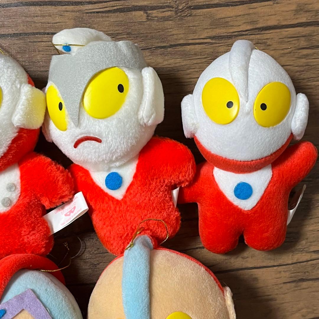 ウルトラマンキッズ　ぬいぐるみ7種セット　90年代昭和レトロ