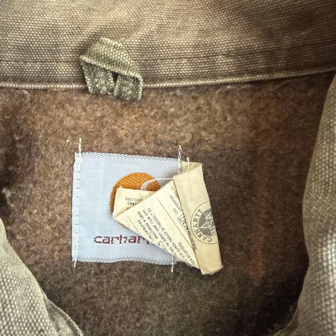 Carhartt デトロイトジャケット モスグリーン色