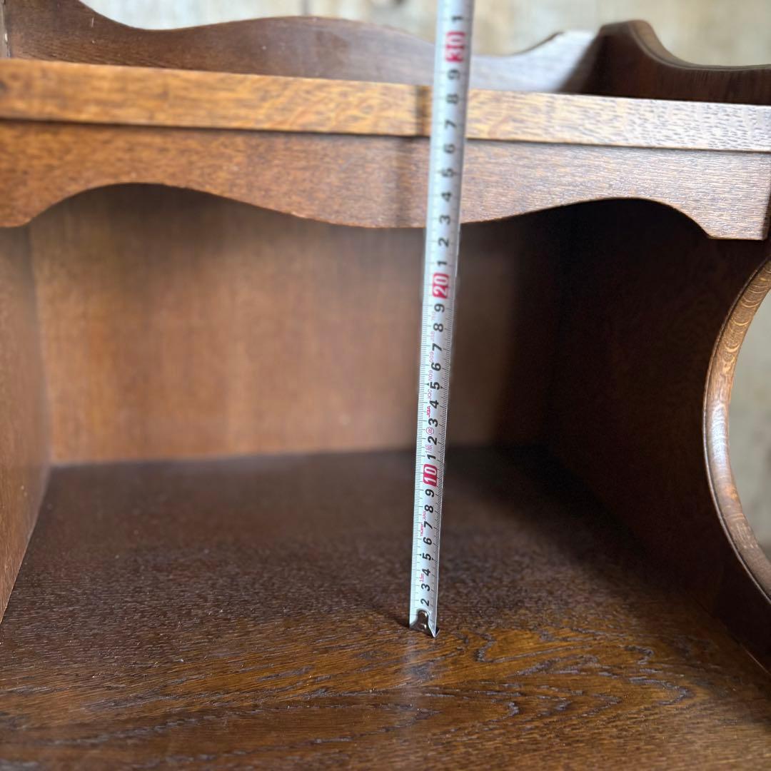 ヴィンテージ　ベッドサイド　ミニラック　オーク　無垢材