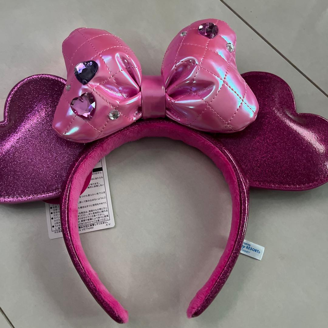 新品ミニー・パルパルーザ・トレーナーM〜L カチューシャ　 チョコレートバック