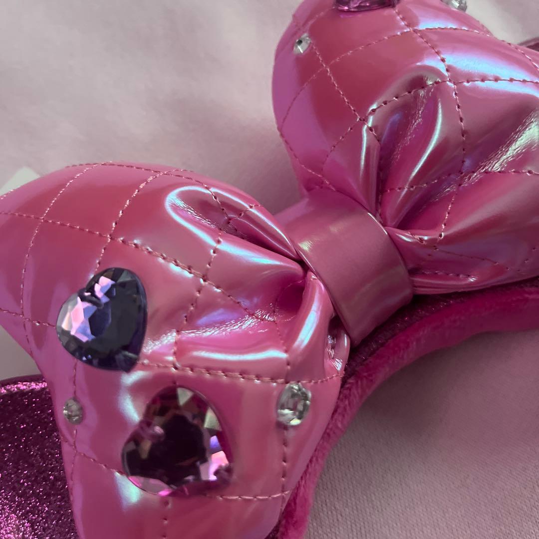 新品ミニー・パルパルーザ・トレーナーM〜L カチューシャ　 チョコレートバック