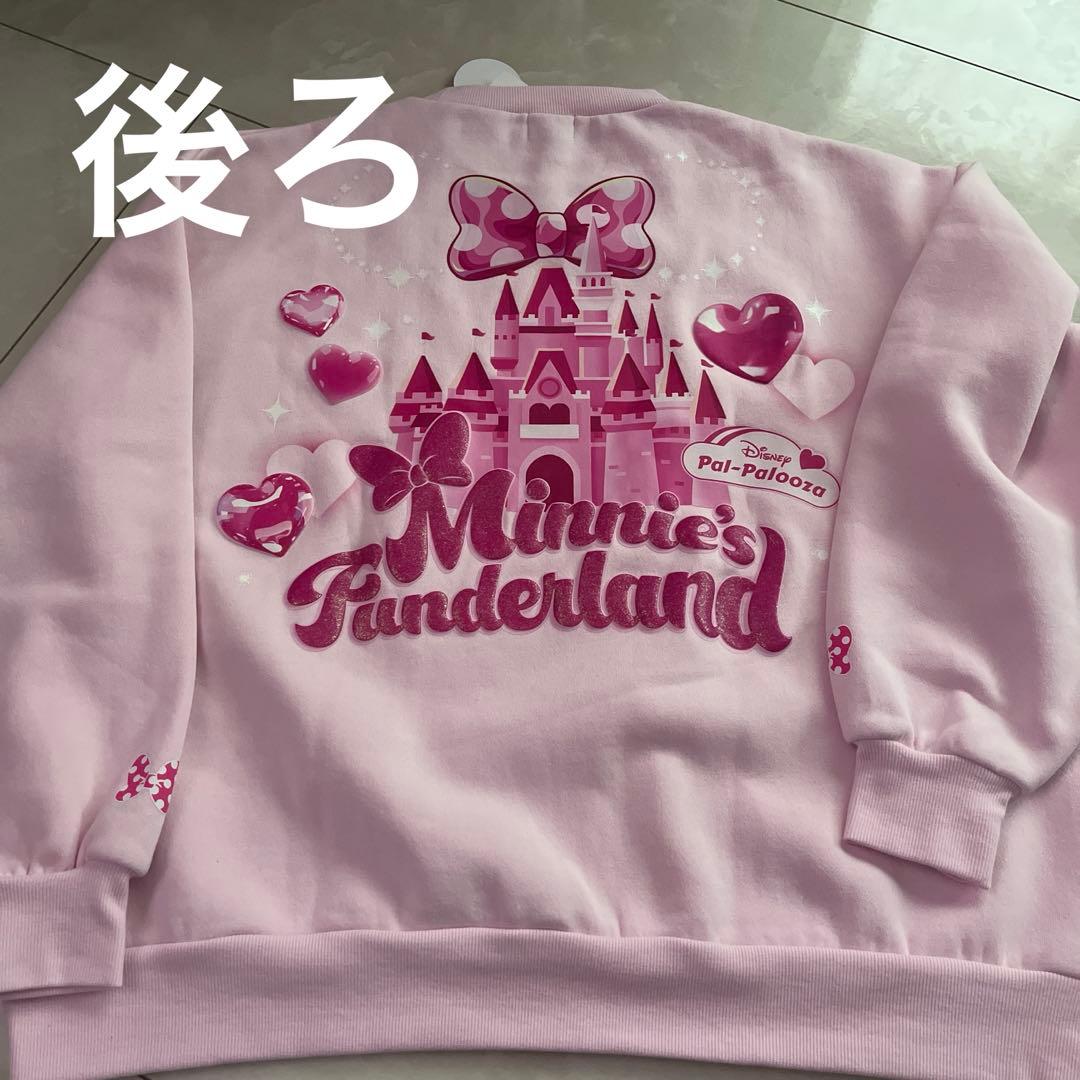 新品ミニー・パルパルーザ・トレーナーM〜L カチューシャ　 チョコレートバック