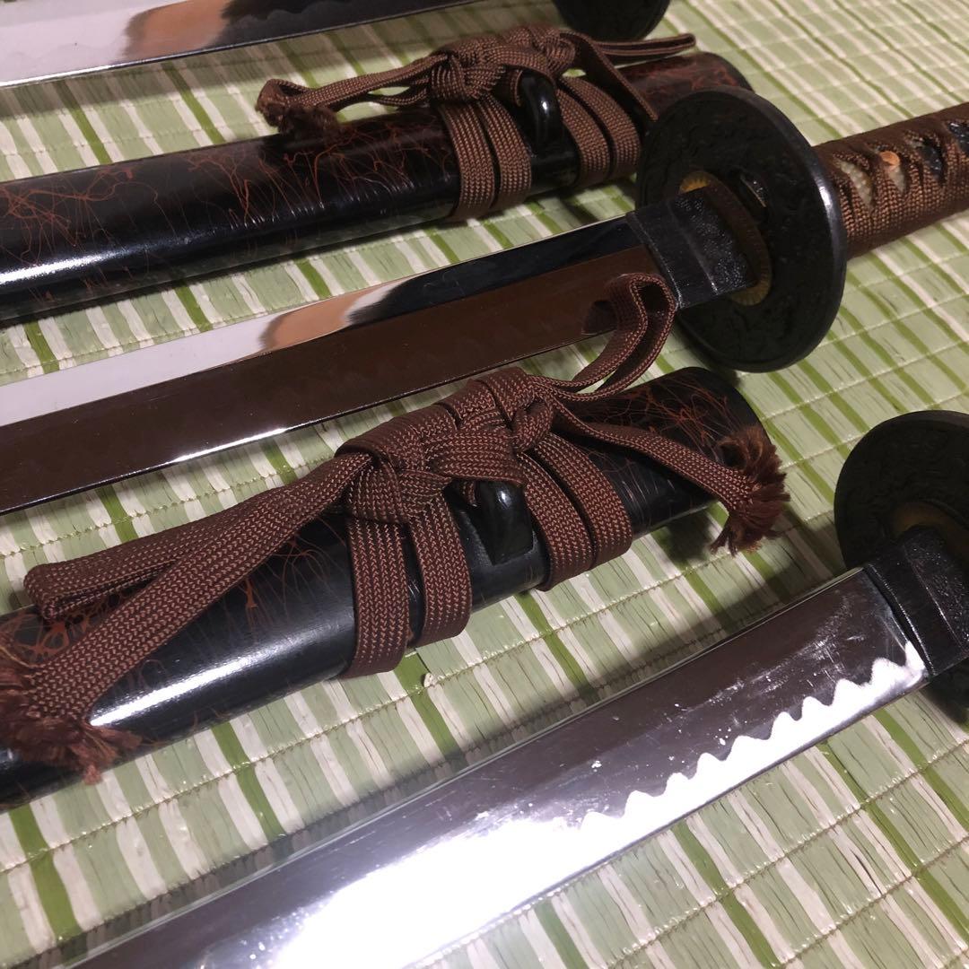 模造刀　模擬刀　武士　侍　伝統工芸品　剣　ソード　太刀　鞘　鍔　大衆演劇　3本