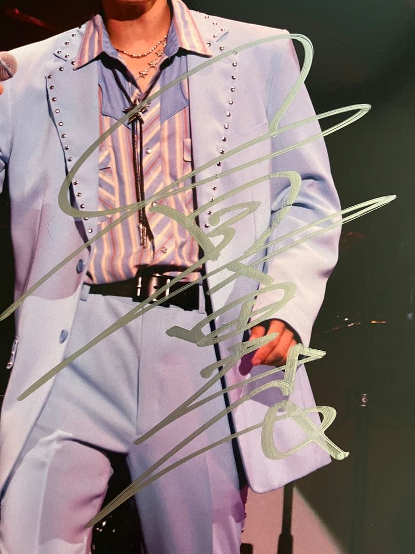 【非売品】真田ナオキ　直筆サイン入り写真パネル