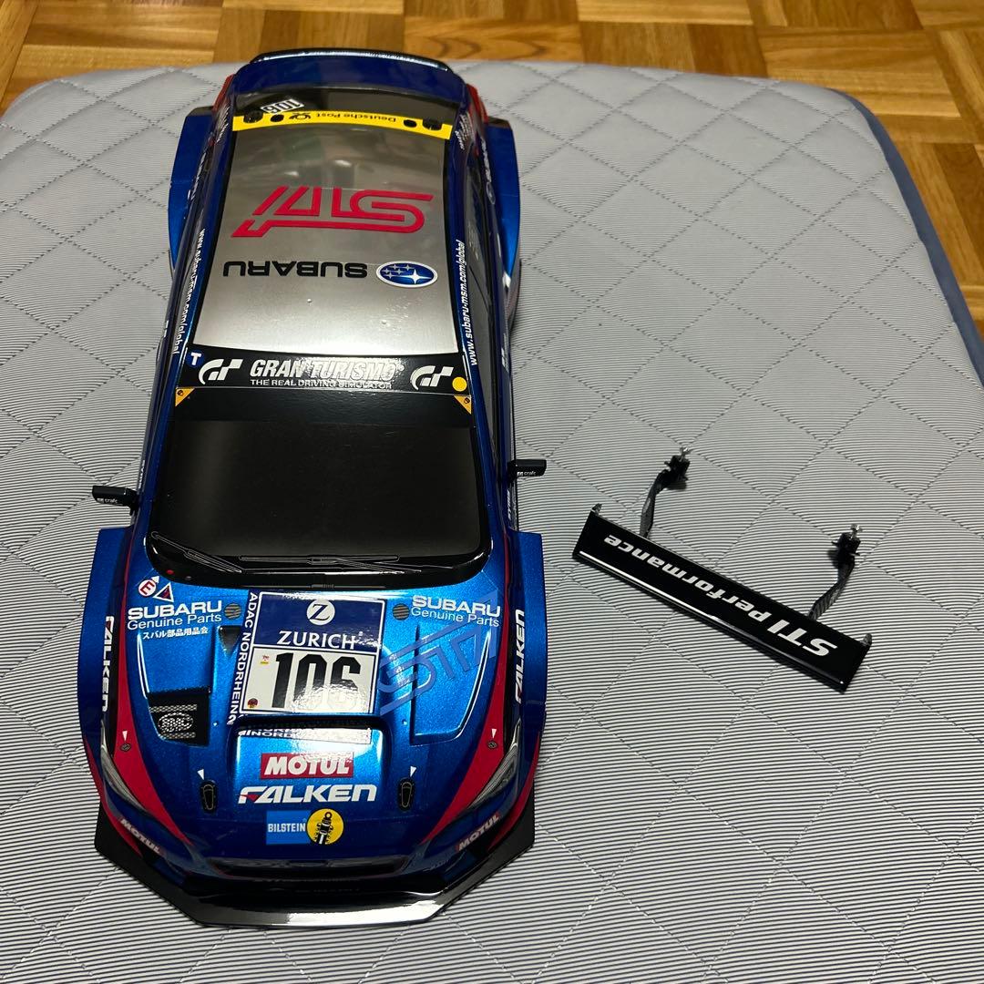 極美品　タミヤ　1/10スケールラジコンボディー　スバルWRX STI