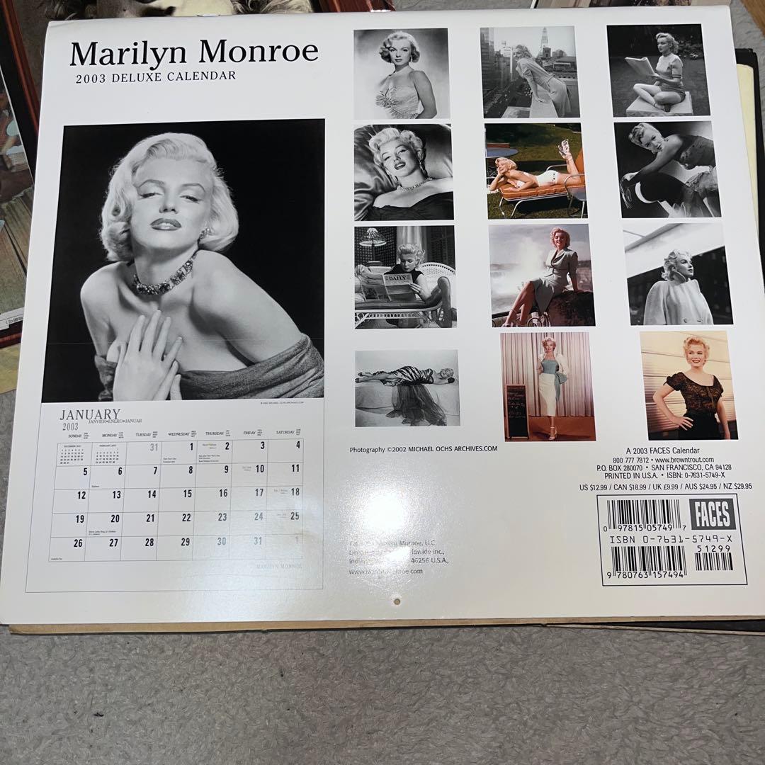 マリリン・モンロー ＆DVD &カレンダー&テレフォンカード&グッズセット