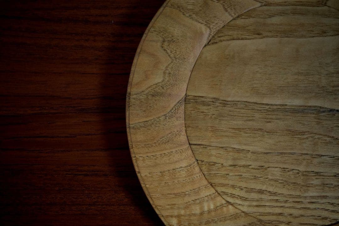 値下げ【新品】富井貴志 栗リム皿 パン皿 27cm②